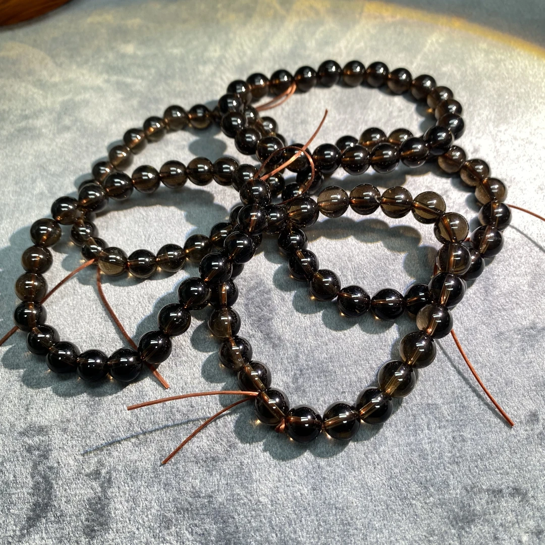 卡8 茶晶手串 多样性发其一【SJ0030】