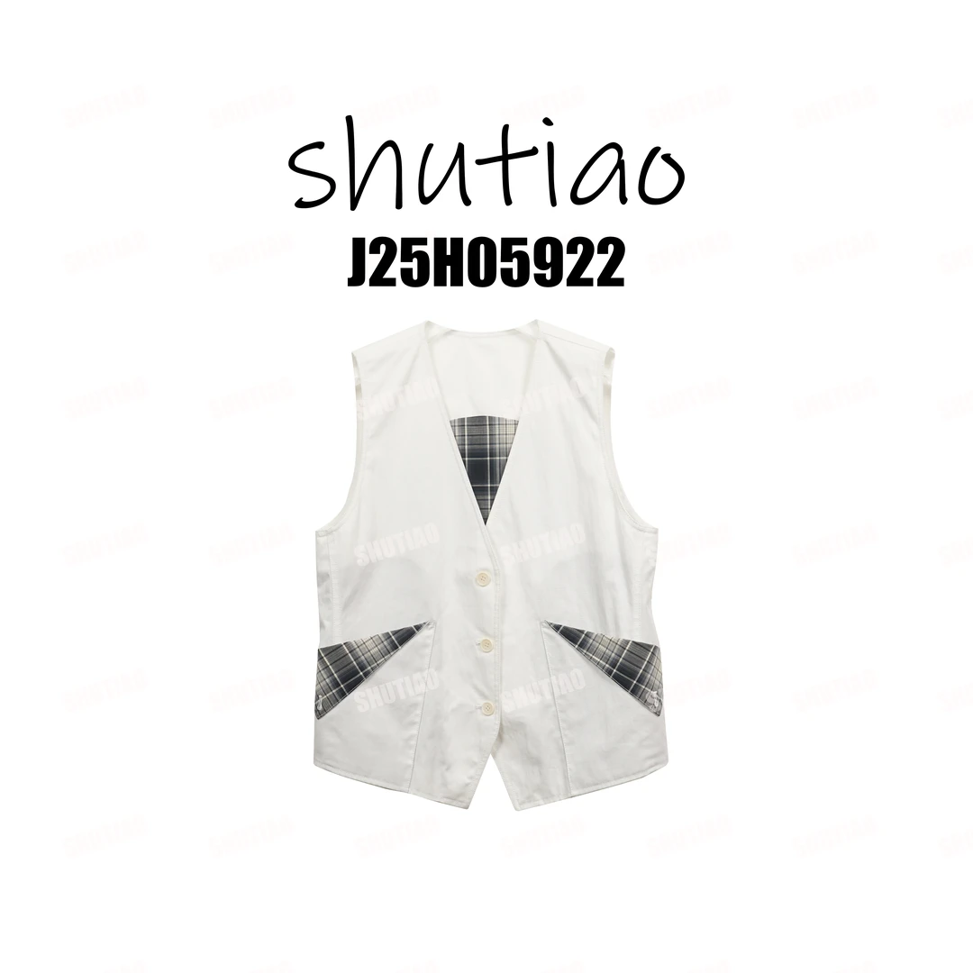 【SHUTIAO】2025秋冬：新款小众设计款马甲J25H05922