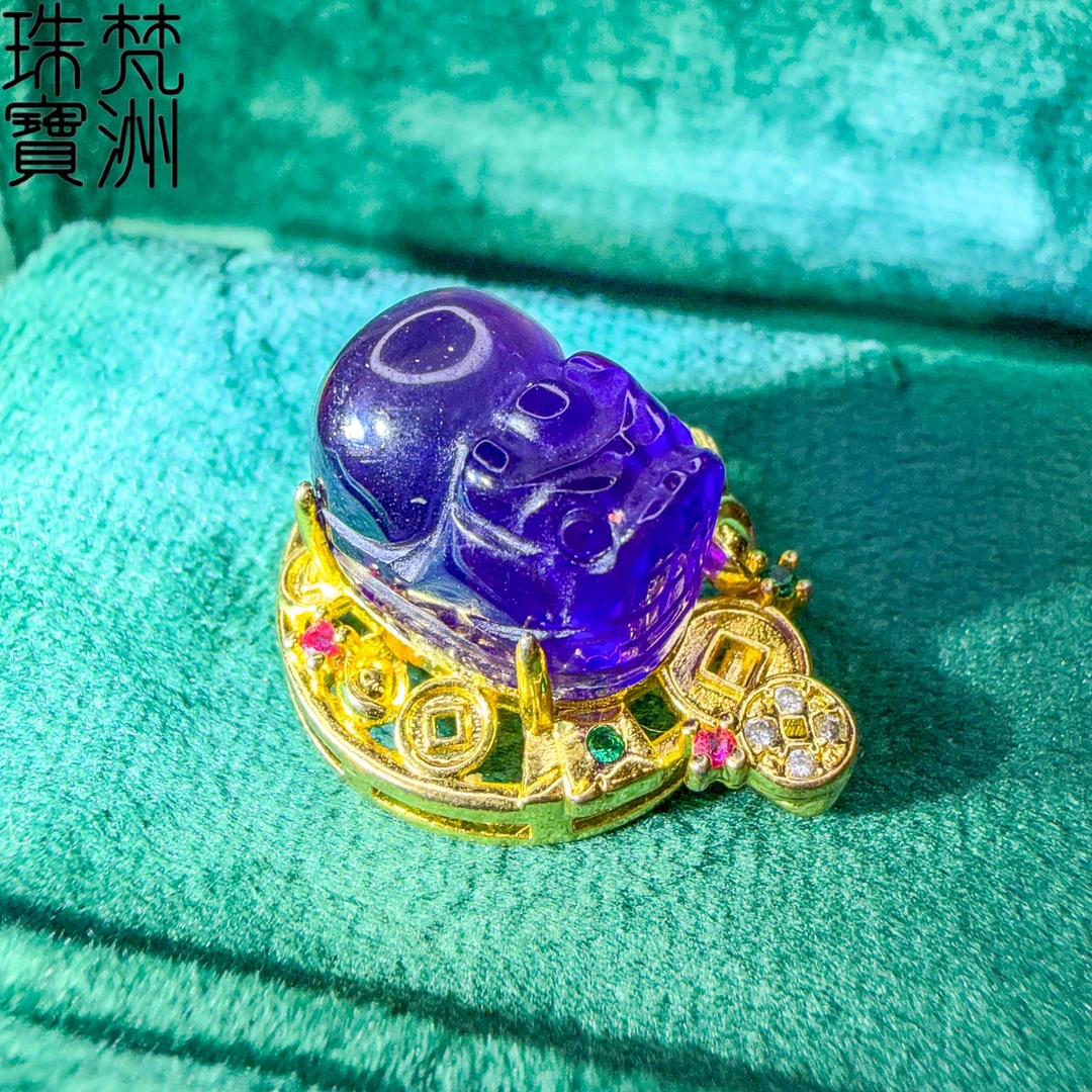 [梵洲] 天然水晶 貔貅吊坠 FZ2841-多样性发一