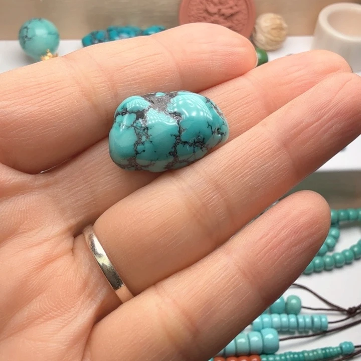 绿松石未镶嵌吊坠(不含链)