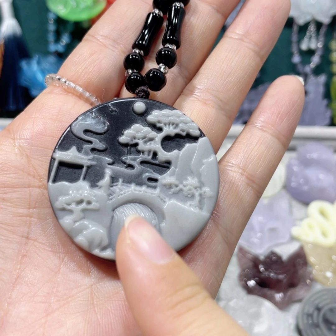 【闪购商品】未镶嵌岫玉颈饰27项链