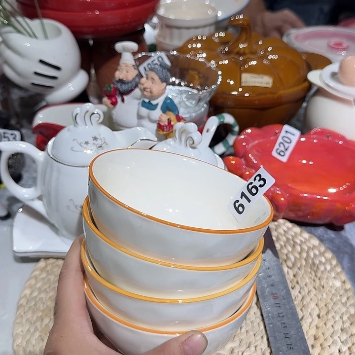 瓷片微瑕陶瓷满15包邮6163