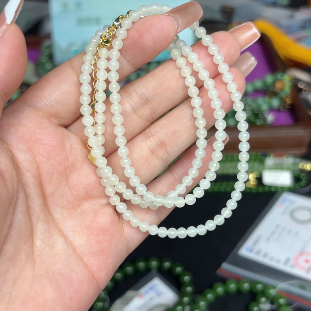 和田玉未镶嵌手串