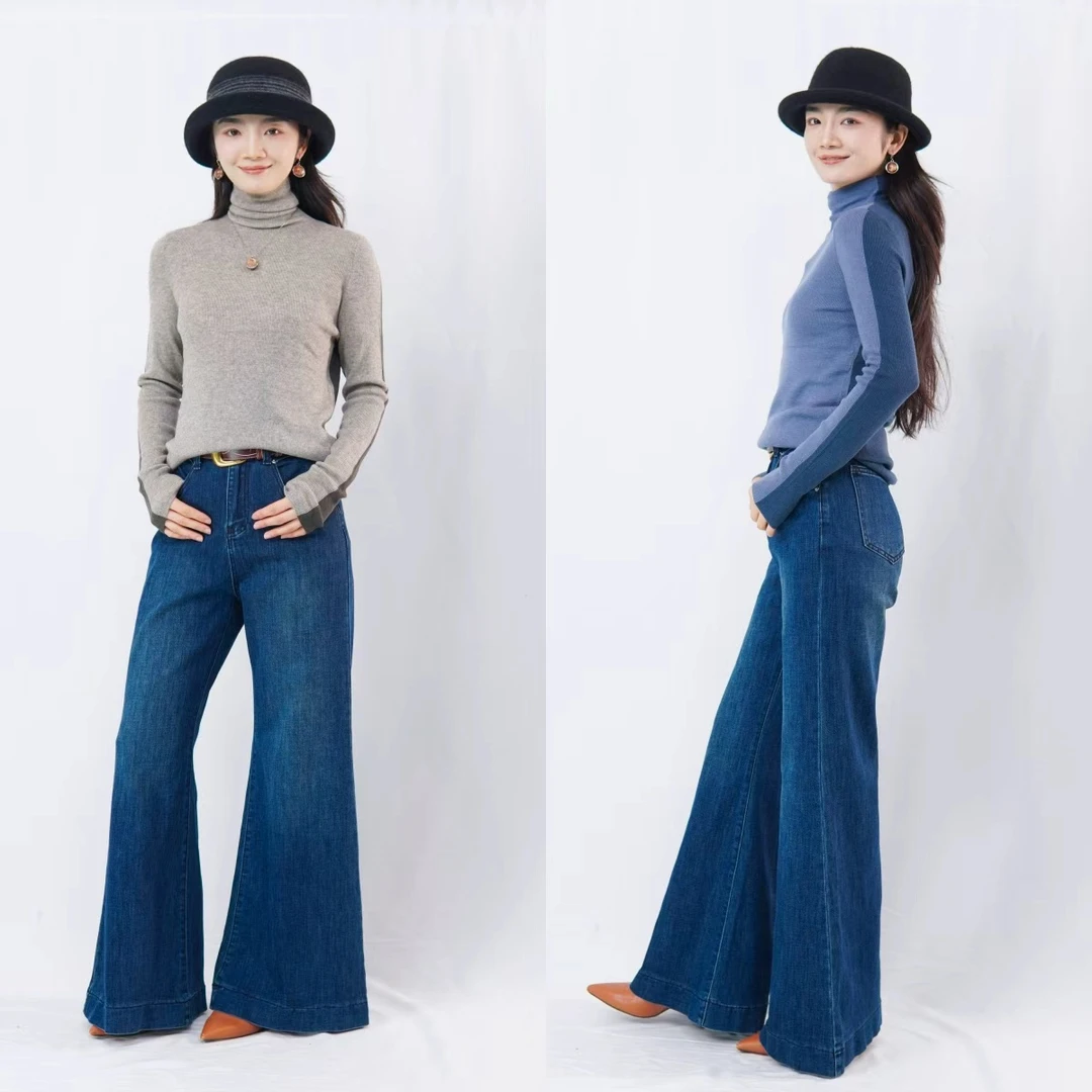 CHUN·「 蒂莫两穿高领针织打底衫」气质时尚休闲宽松显瘦秋冬复古