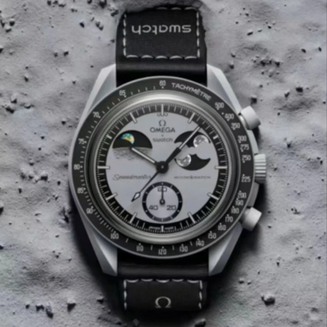 未使用 Omega/欧米茄 【地月双相】欧米茄x斯沃琪经典星球系列