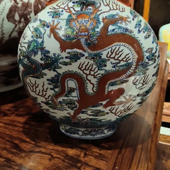 旅***途瓷片瓷器高品抖音摆件数学