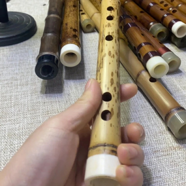 湘妃竹专业演奏笛子精准调音适合零基础初学者成人入门横笛乐器