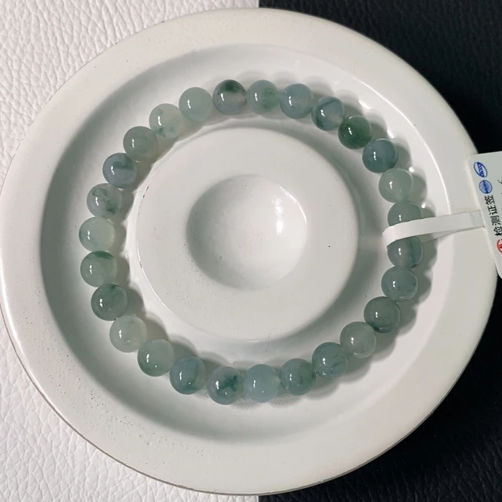 翡翠未镶嵌手链卡 6.6