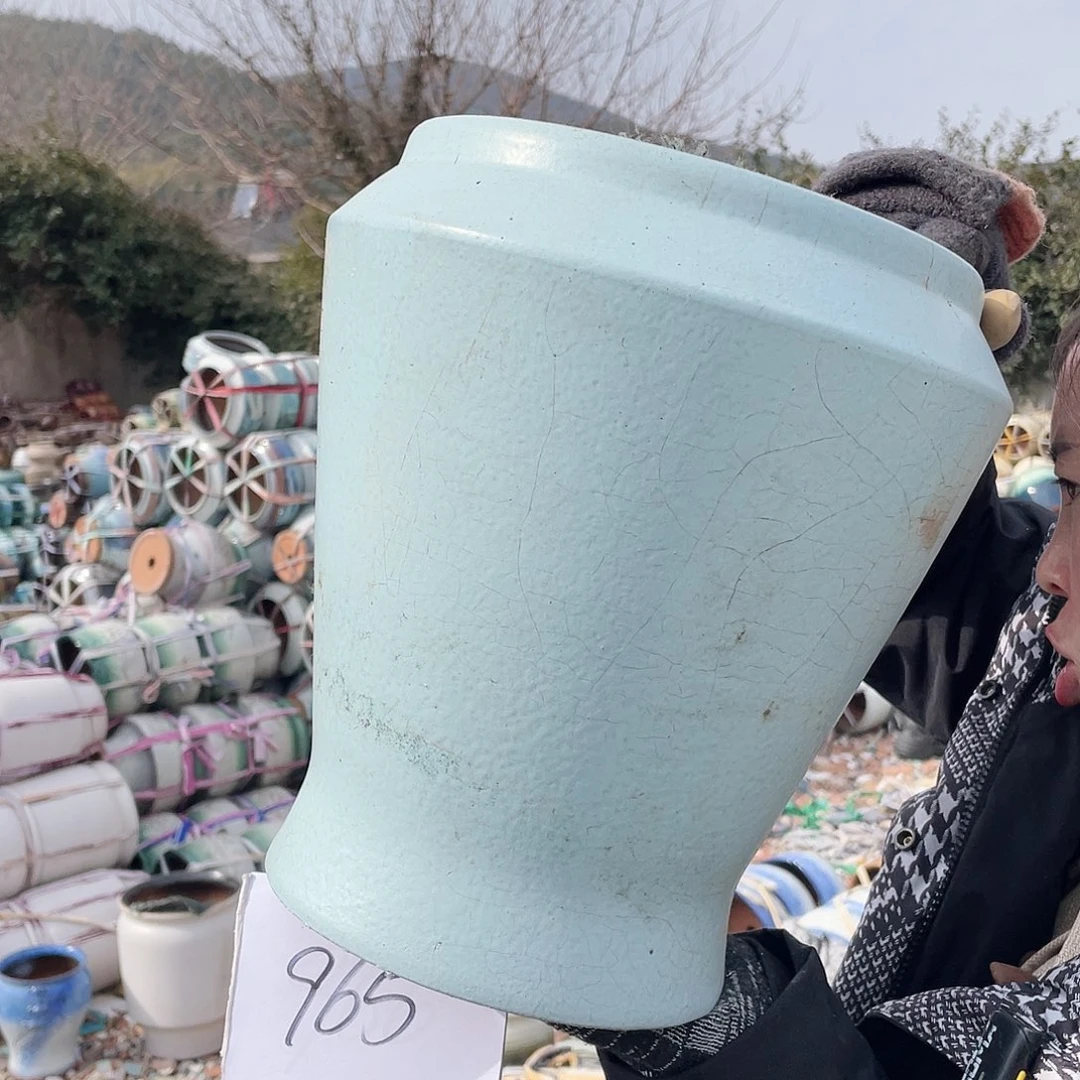 红陶王嫂花盆0217-966