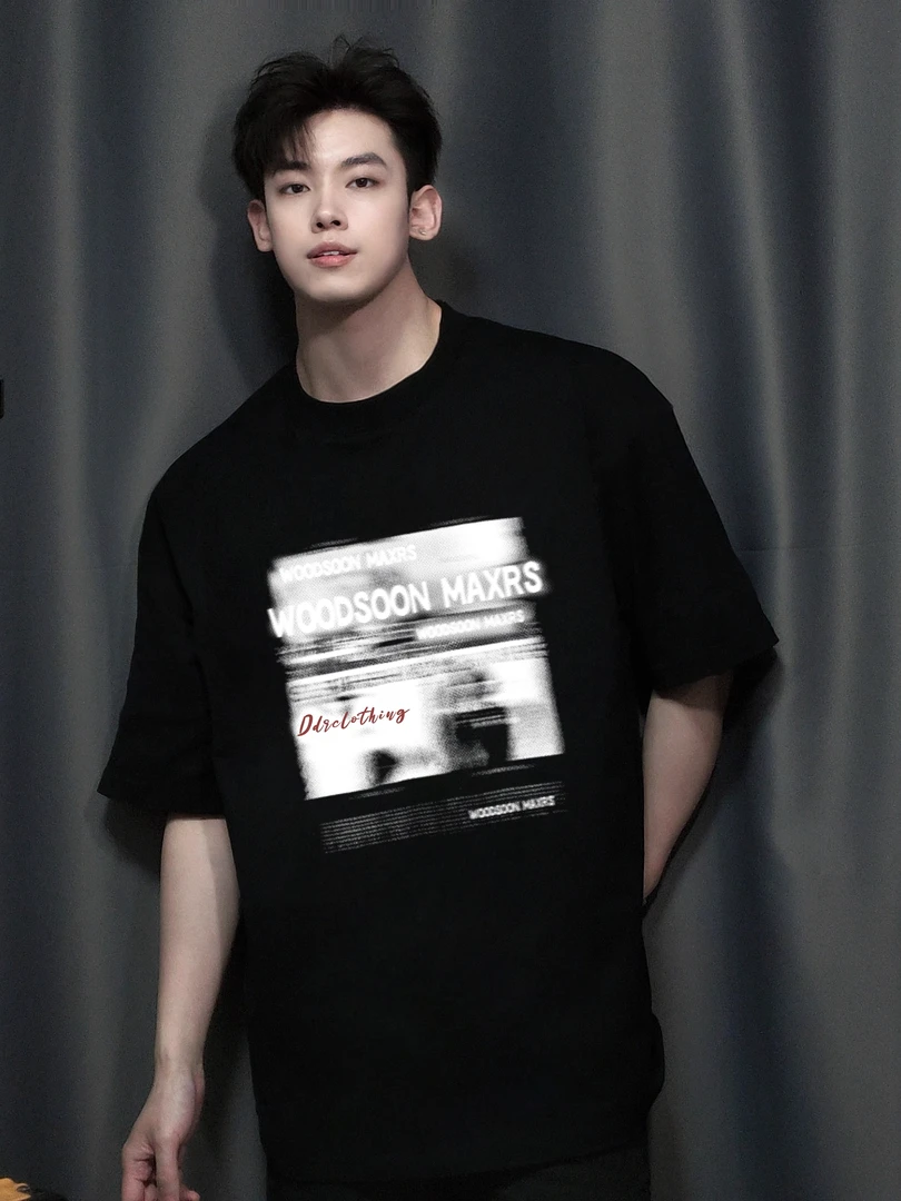 潮流美式高街vibe短袖T恤男女装情侣款夏季纯棉重磅设计感上衣