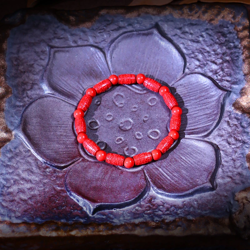 天然辰砂朱砂手链【6000D】