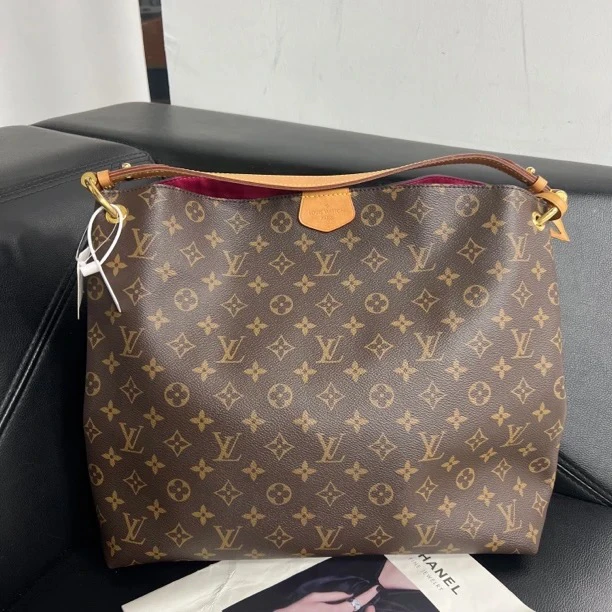 95新 LouisVuitton/路易威登 捐金沉珠/gf大号单肩包