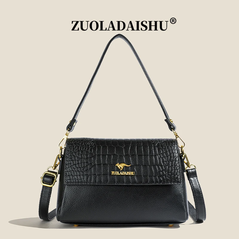 新款时尚斜跨包 599黑色