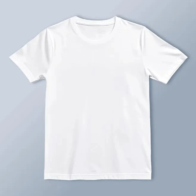 goo纯色珍珠经典高克重百搭T恤