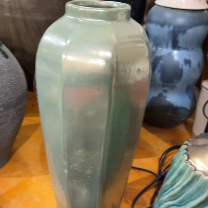 陶瓷花瓶摆件外贸出口（微瑕）高37口7公分划痕