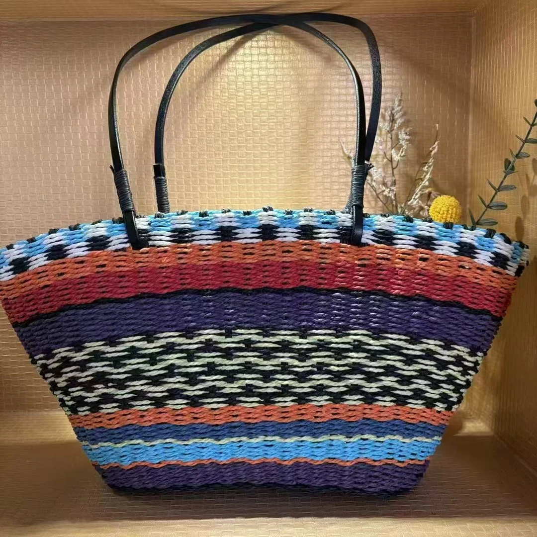 E编号E074-E200夏季草编包单肩斜跨合集