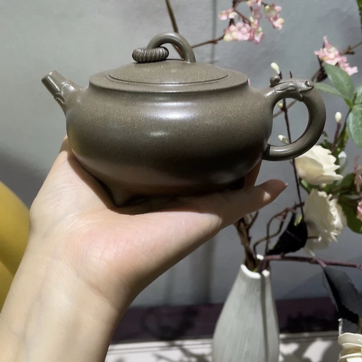 茶壶紫砂全手工打造