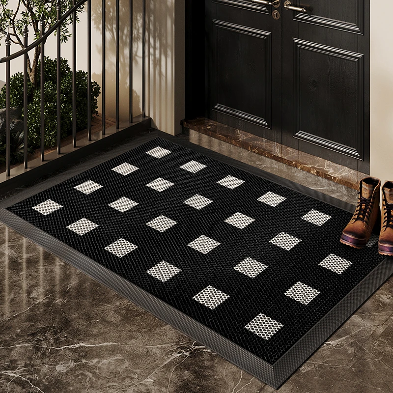 入户门地垫玄关大门口进门脚垫防滑除尘耐磨弹力地毯高级感室外垫