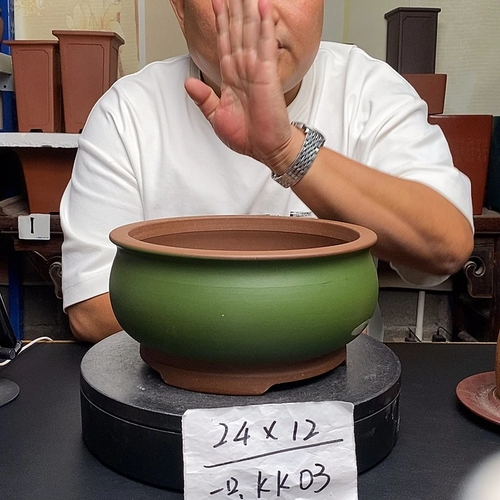 紫砂花盆货号一只JK003