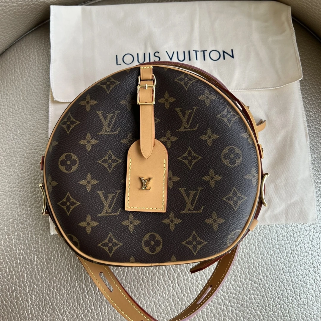 95新 LouisVuitton/路易威登  XM/老花大圆饼斜挎包/KH06829008原