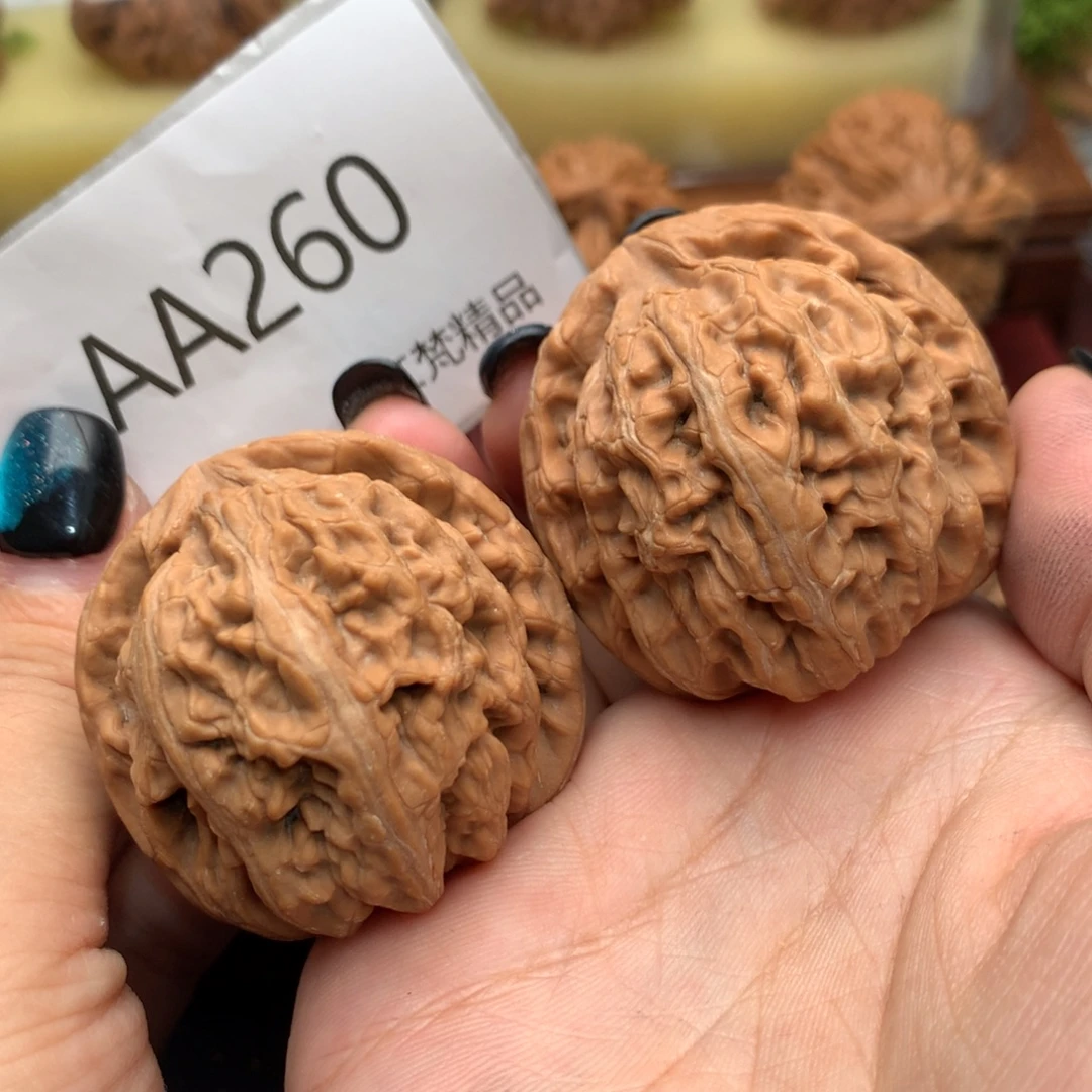 把件文玩核桃全品红锦鲤44