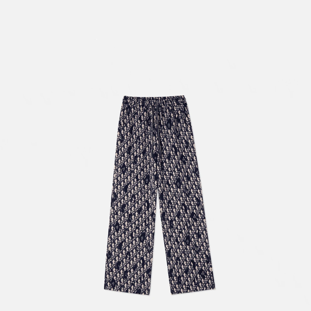 2025秋冬直筒时尚宽松满印休闲裤-7060