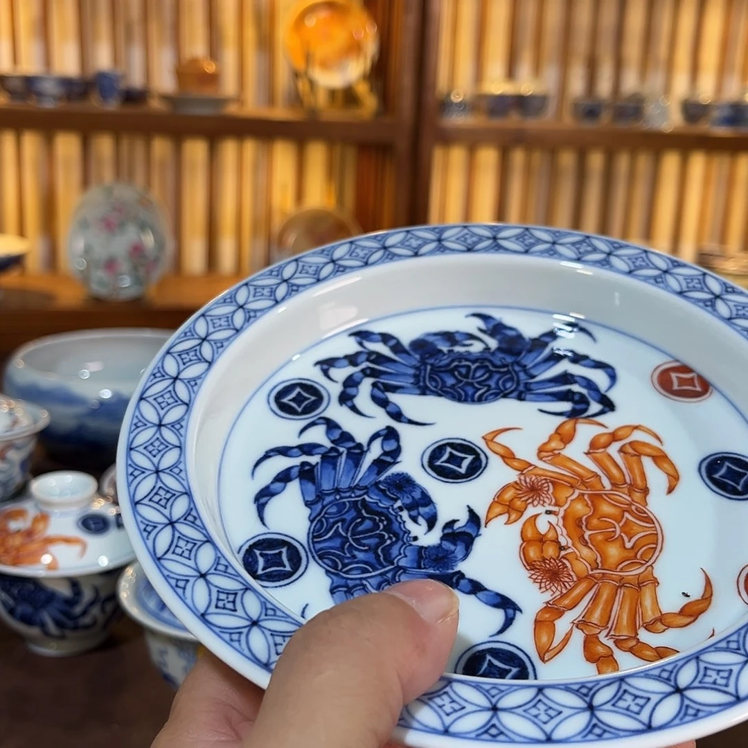 錡镇堂手工手绘壶承