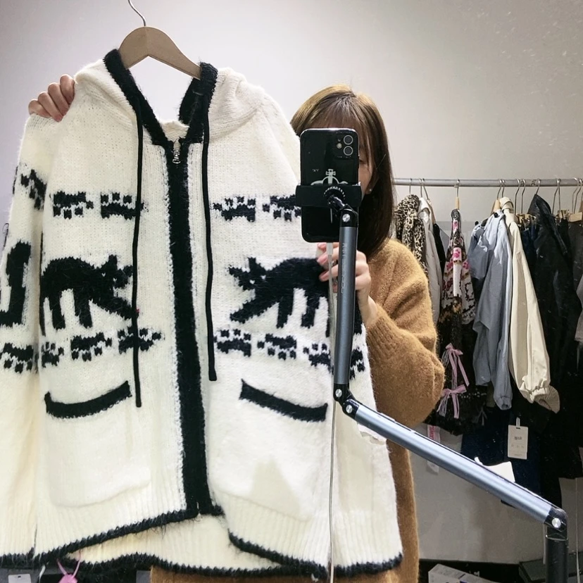 【闪购商品】小猫帽衫