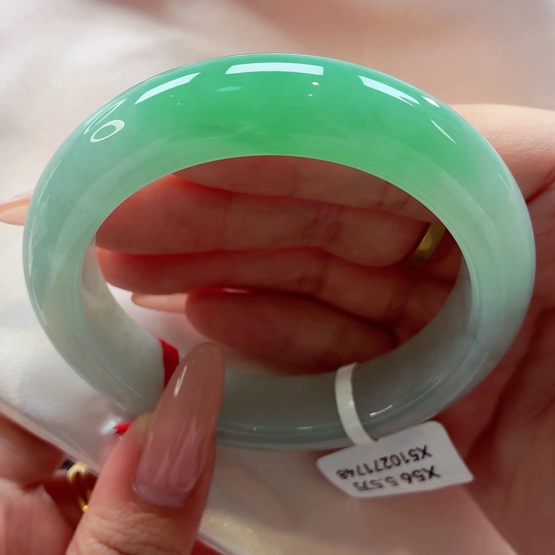 翡翠未镶嵌手镯22（43号）