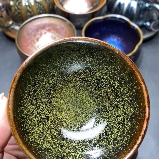 茶盏建盏主人杯茶壶盖碗品茗杯