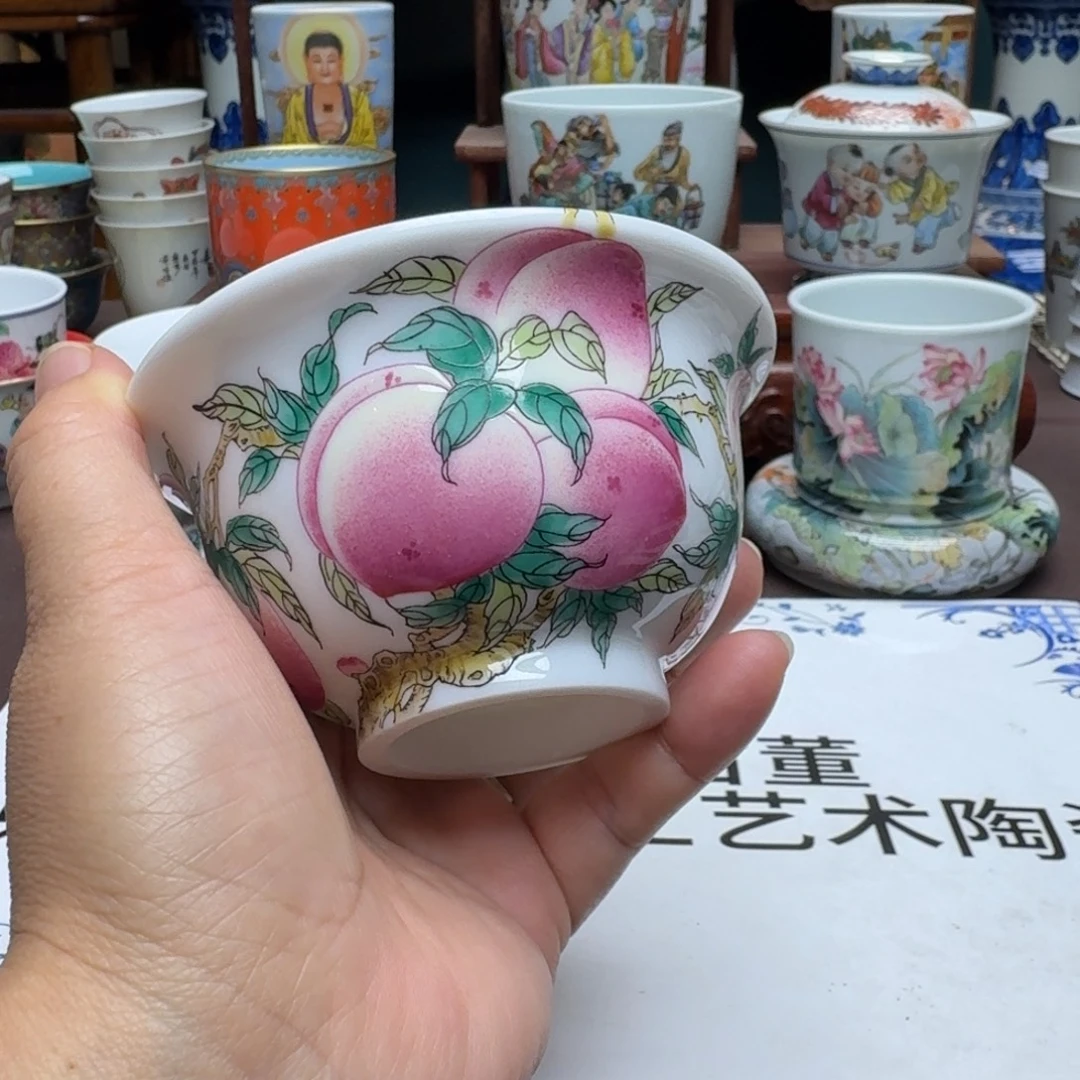景德镇手工手绘展示
