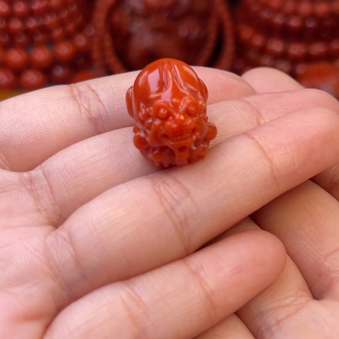 南红玛瑙天然川料瓦西貔貅未镶嵌城**缘