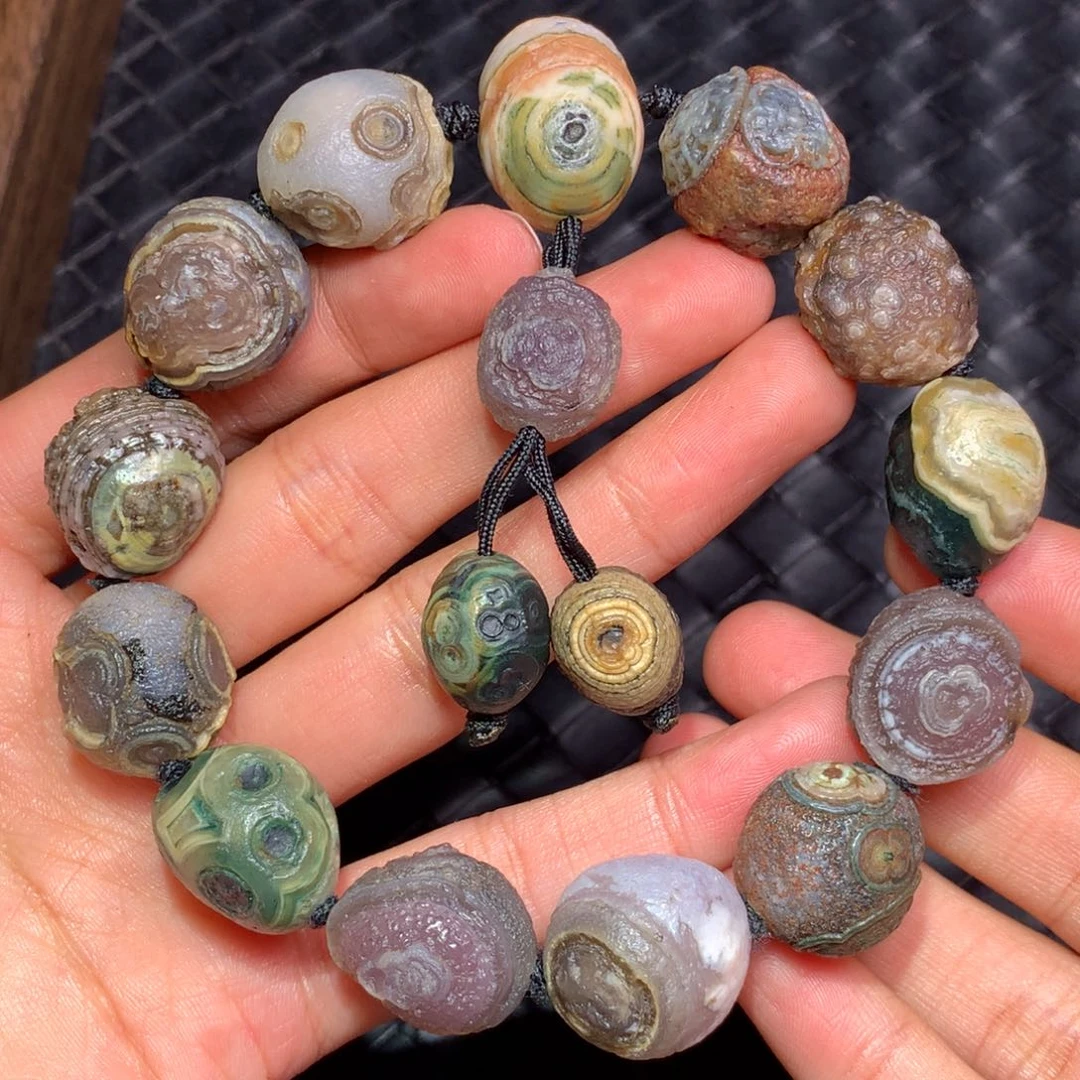 未镶嵌玛瑙/玉髓珠宝半成品