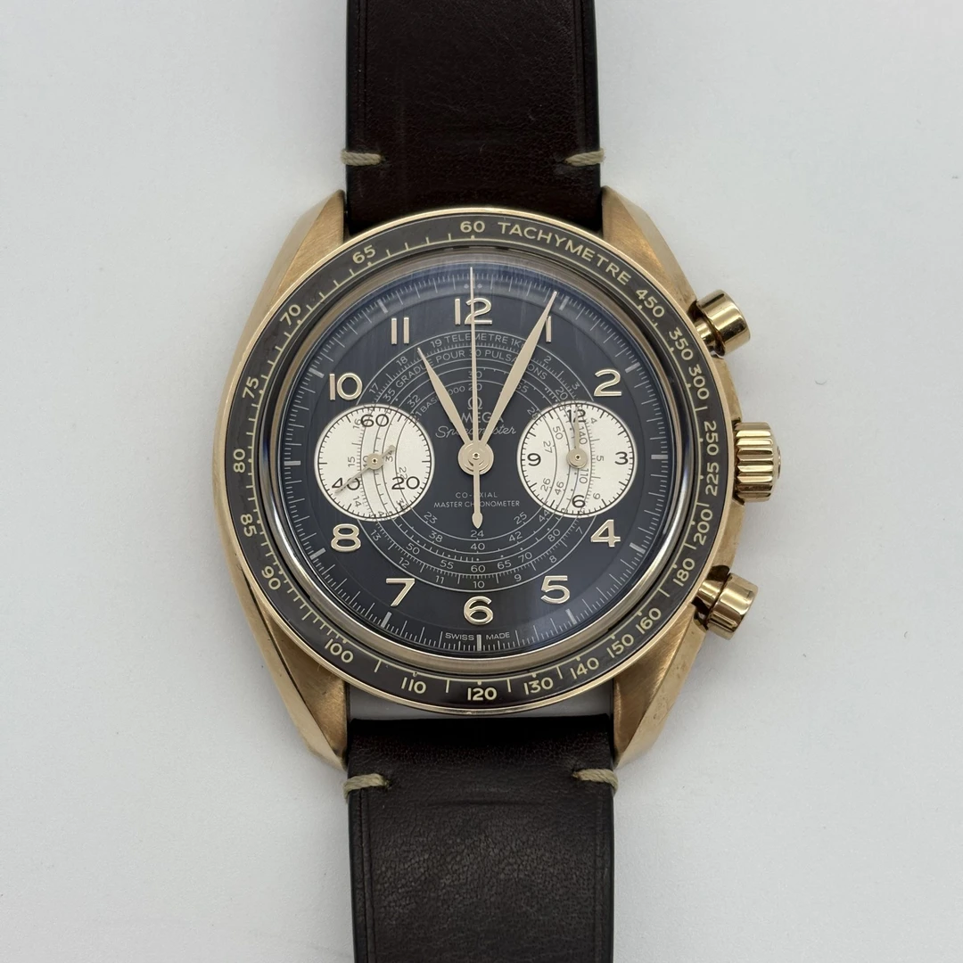 Omega/欧米茄 棕色盘青铜金材质 43mm表径22年全套