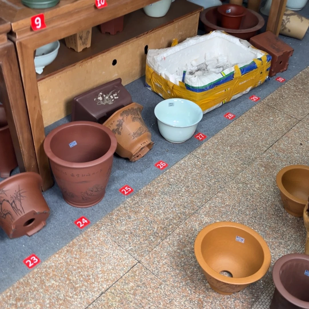 山***丘高温正宗手工花盆