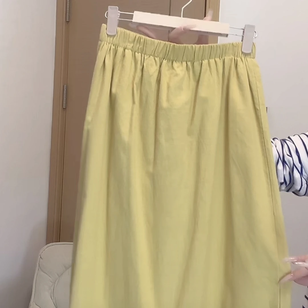 （小整23）涂鸦女装黄半裙