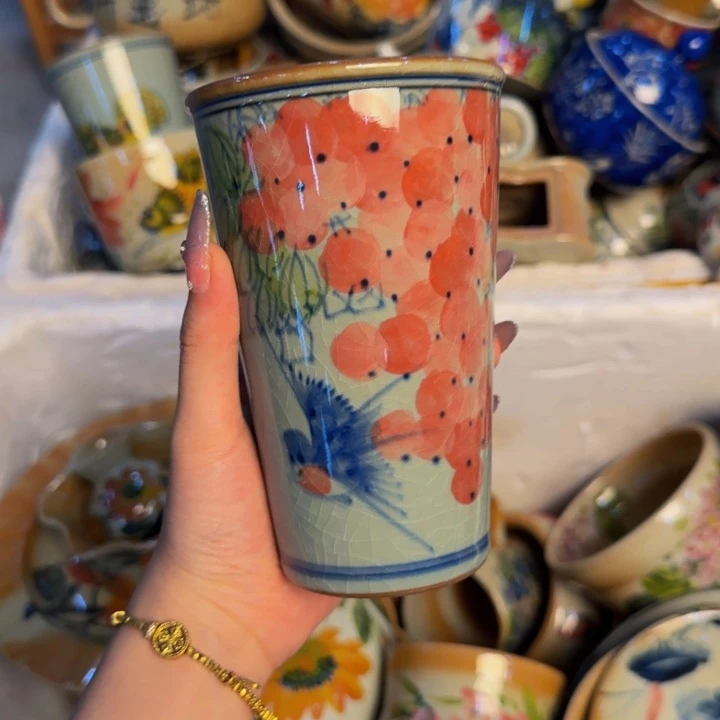 瓷片景德镇陶瓷手工手绘