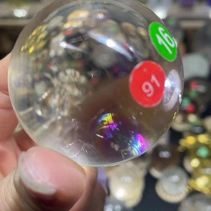 水晶未镶嵌珠宝半成品爆彩