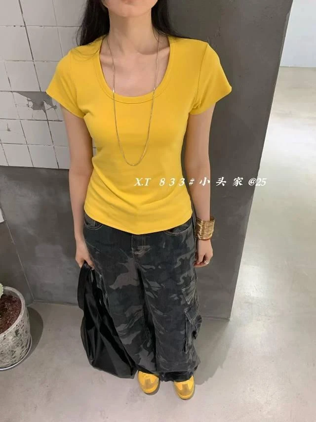 833  韩系简约休闲上衣