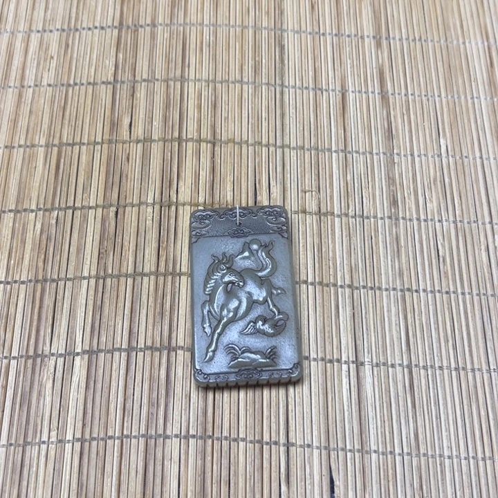 寻***K和田玉未镶嵌挂件