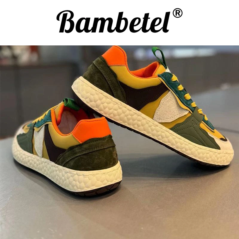 Bambetel休闲耐磨百搭板鞋保暖时尚软底男士运动男鞋秋冬款