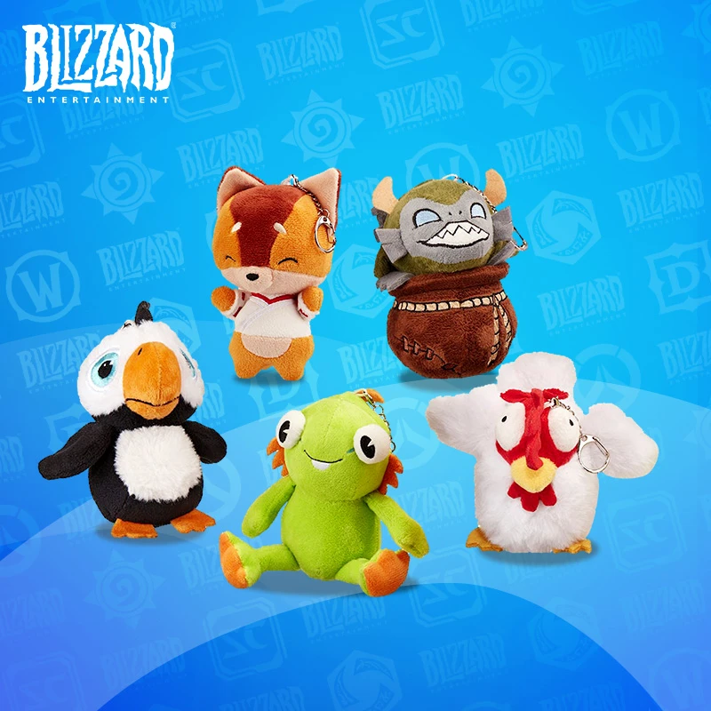 Blizzard暴雪官方正版游戏周边暴雪游戏Q版毛绒公仔挂件盲盒
