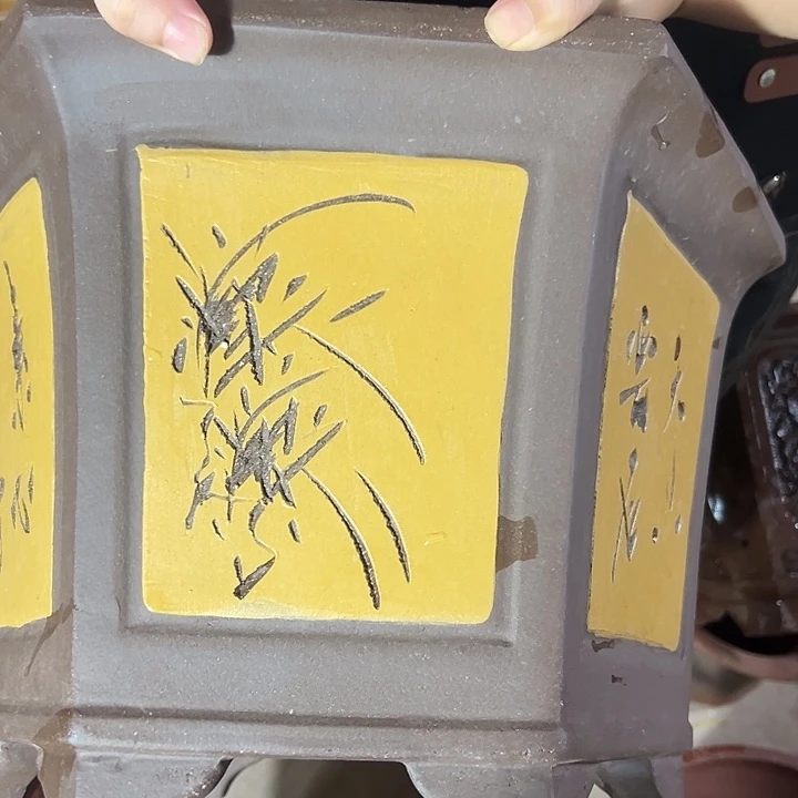 紫砂花盆口径33 21