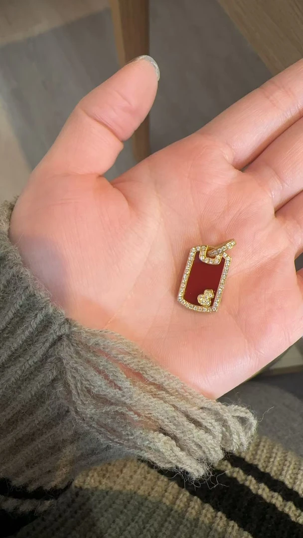 足金精品工艺吊坠