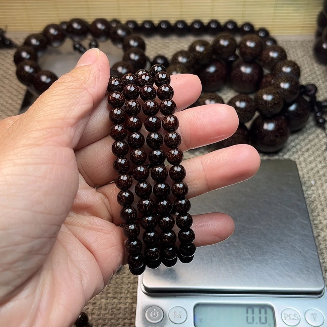 檀香紫檀（小叶紫檀）0.6 108颗 爆星