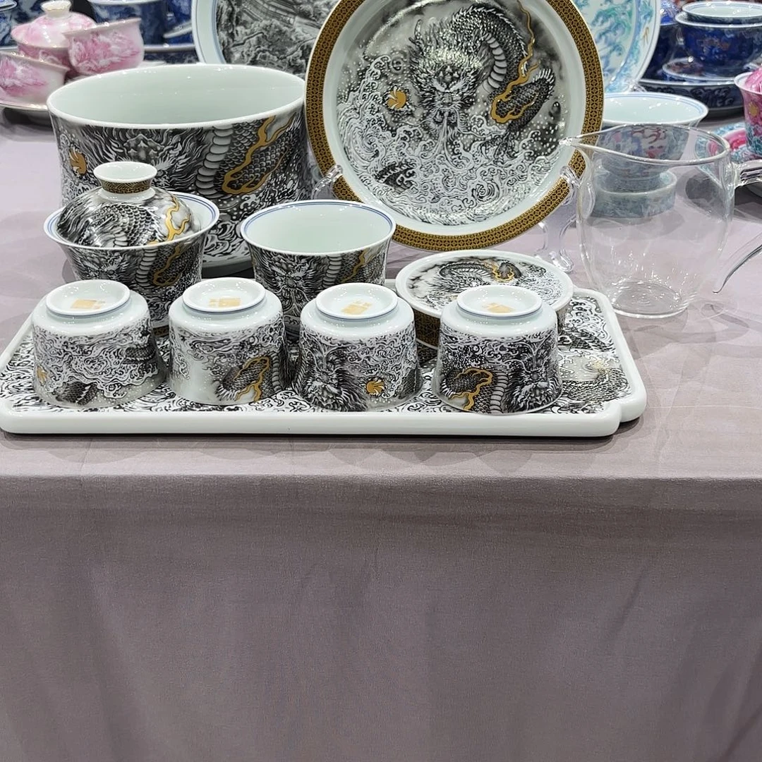 瓷片景德镇瓷器精品展示