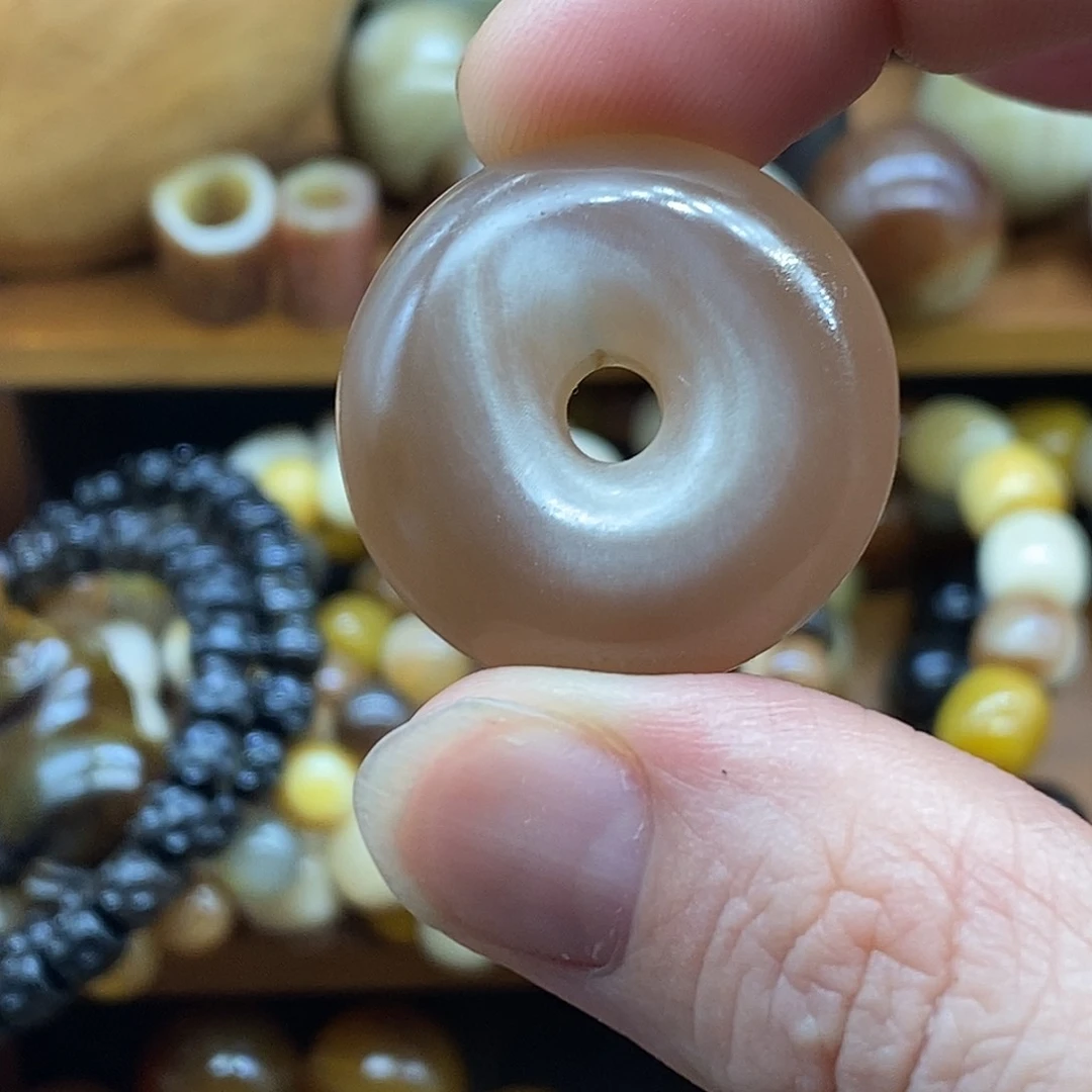 非金属无3cm一等料白水平安扣项链吊坠