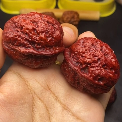 文玩核桃把件40尺金蟾王
