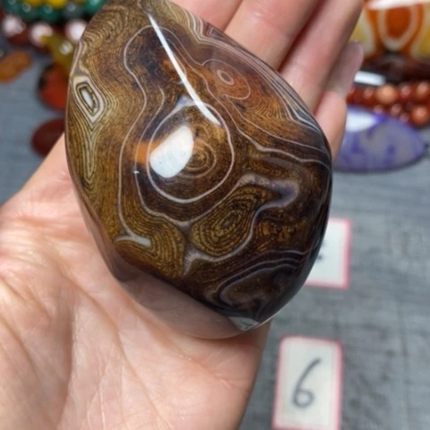 玛瑙/玉髓珠宝奇石未镶嵌面***油