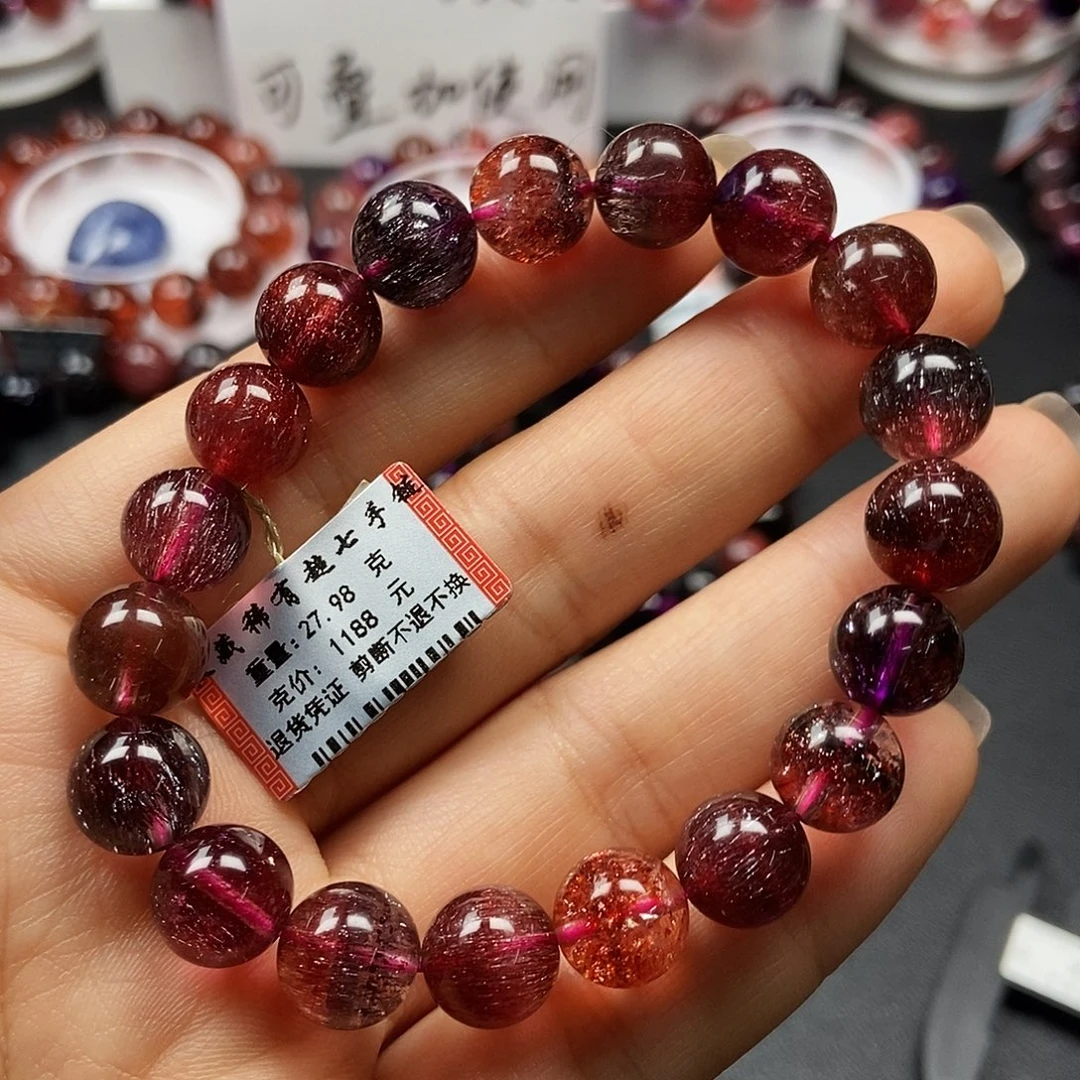 未镶嵌水晶手链10稀有色超七1139906